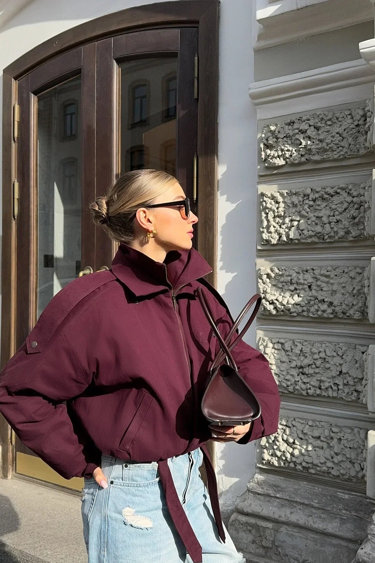 Buttoned Short Street Jacket Secondary image