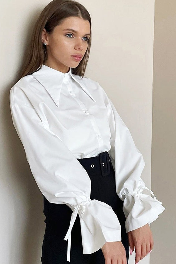 French Point Collar Blouse Secondary image