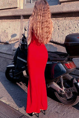 High Waist Casual Slip Dress