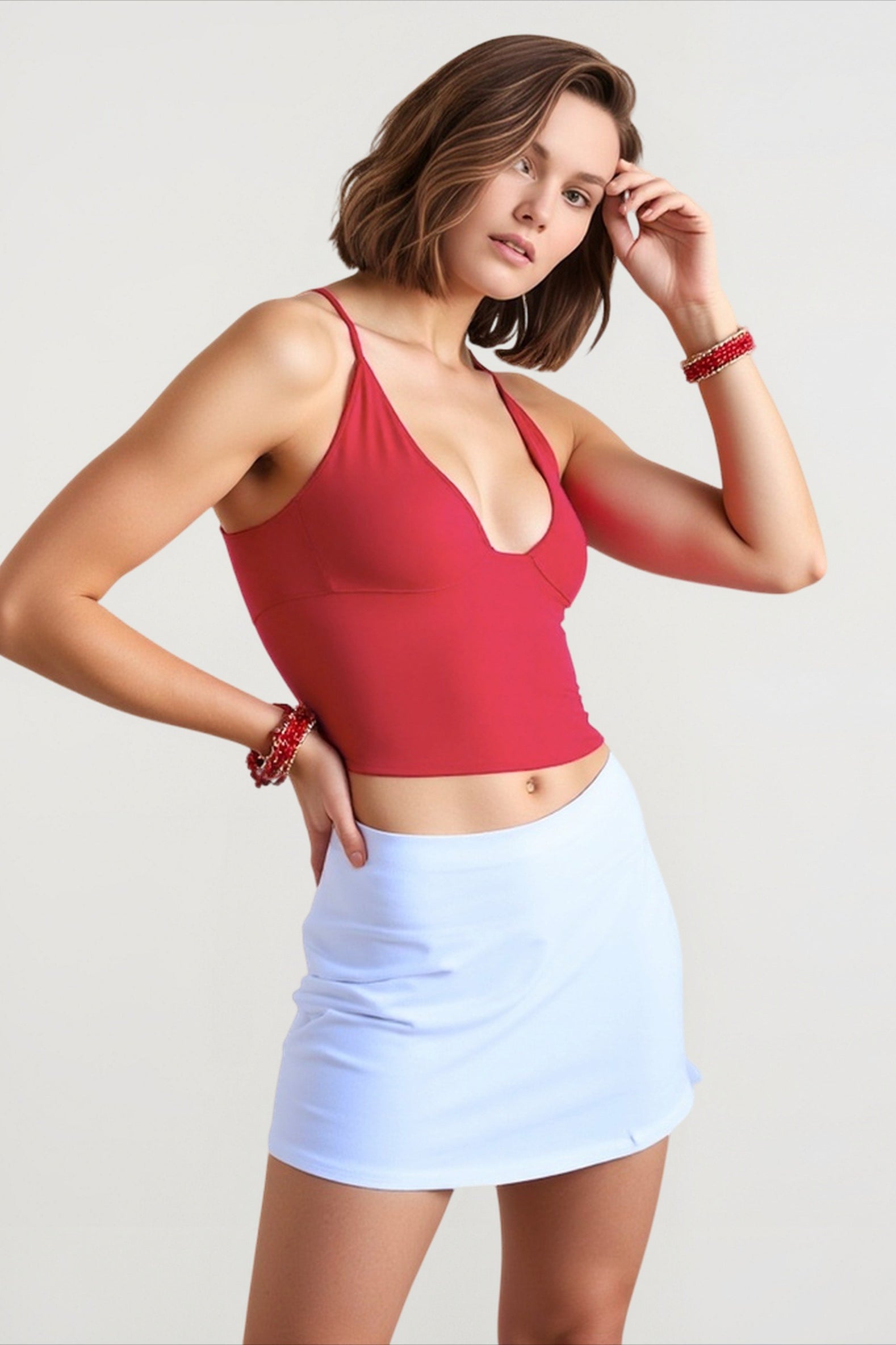 V Neck Halter Cami Top Secondary image