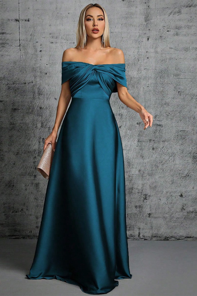 Off-Shoulder Slim-Fit Cocktail Formal Dress Main image
