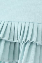 Low Waist Pleated Mini Skirt