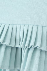 Low Waist Pleated Mini Skirt