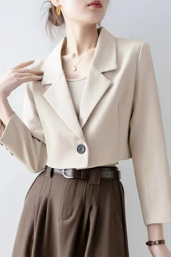 Chic Crop Top Blazer Main image