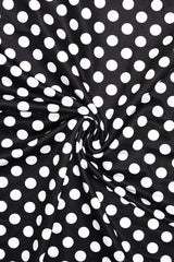 Sexy Polka Dot Halter Neck Bodycon Maxi Dress