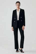 Elegant Black Office Career Chic Blazer
