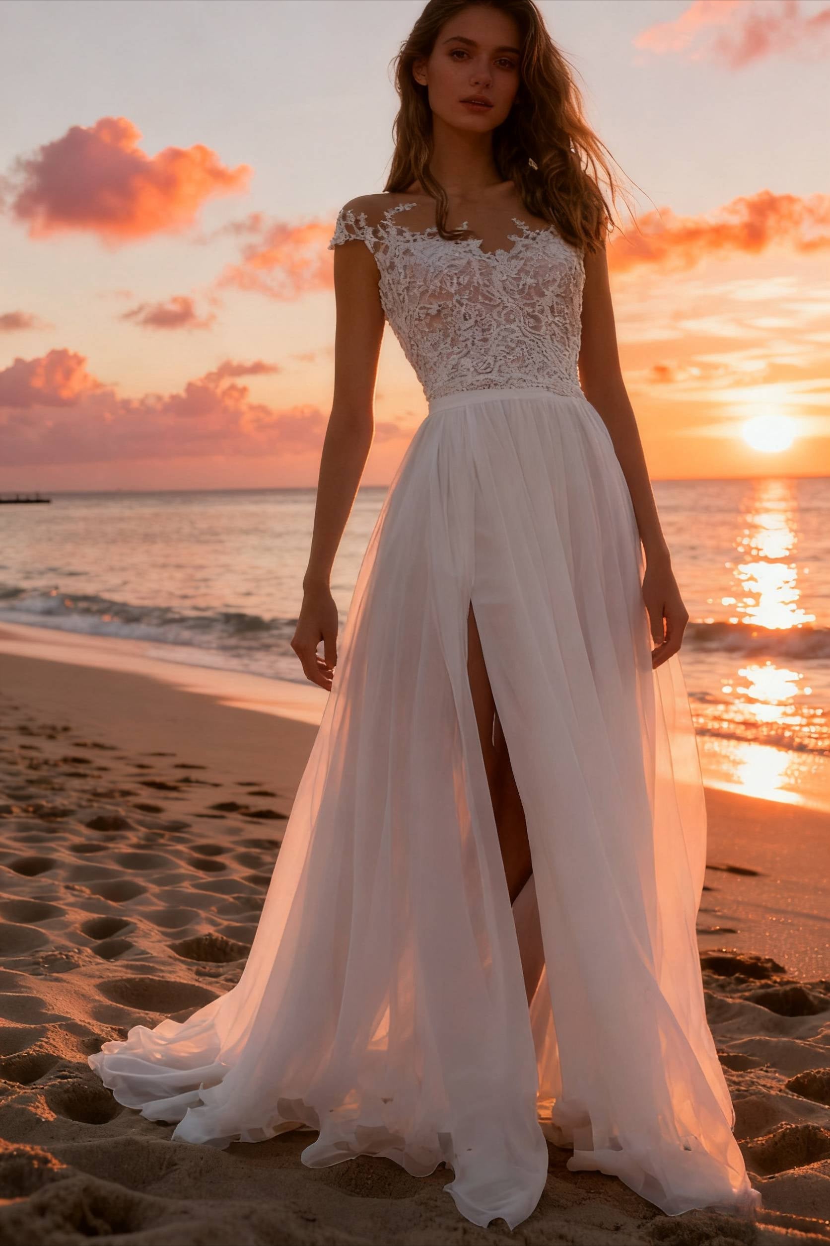 Without A Doubt Crochet Lace Maxi Dress Main image