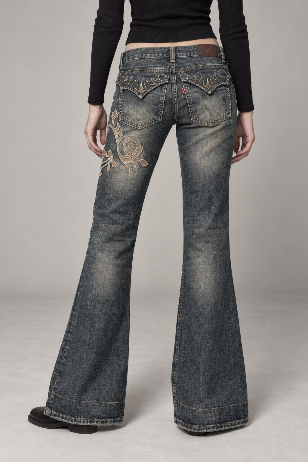 Y2K Style Vintage Denim Pants