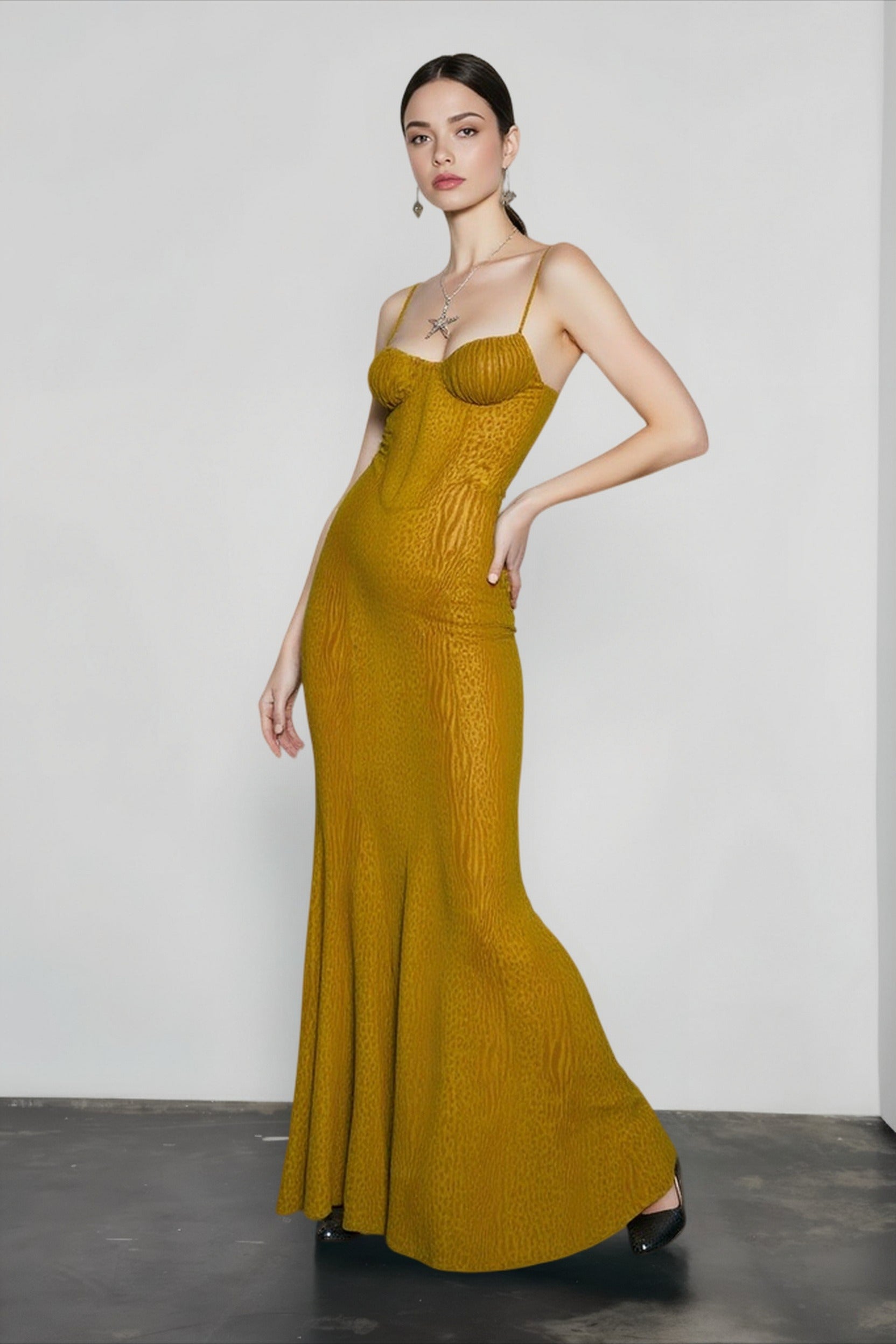Leopard Print Slip Dress Main image