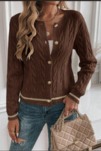 Elegant French Style Knit Sweater