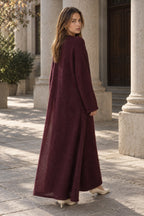 Vintage Knit Cardigan and Sleeveless Dress Two Piece Set
