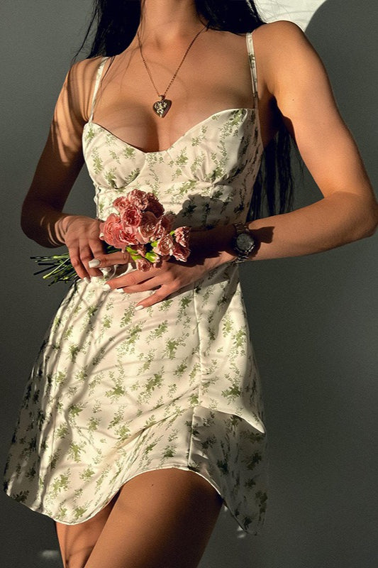 Ditsy Floral Mini Slip Dress Secondary image