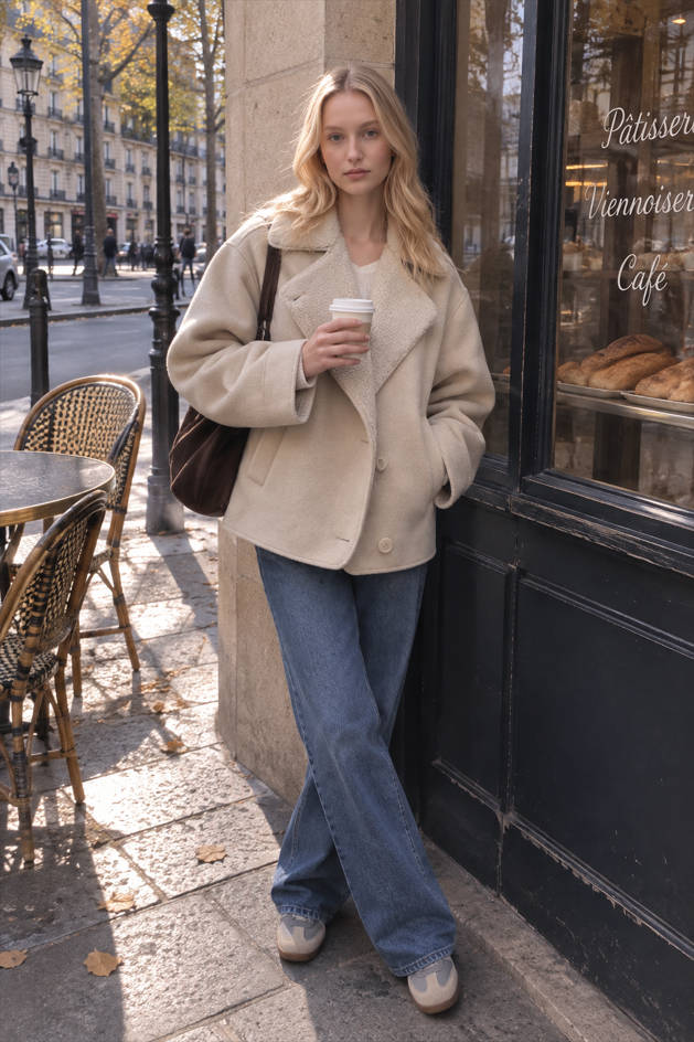 Double-Faced Shearling Jacket