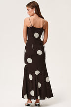 Tie Detail Open Back Slip Dress