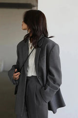 Loose Long Sleeve Office Blazer