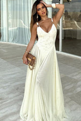 Spaghetti Strap Mesh Maxi Dress