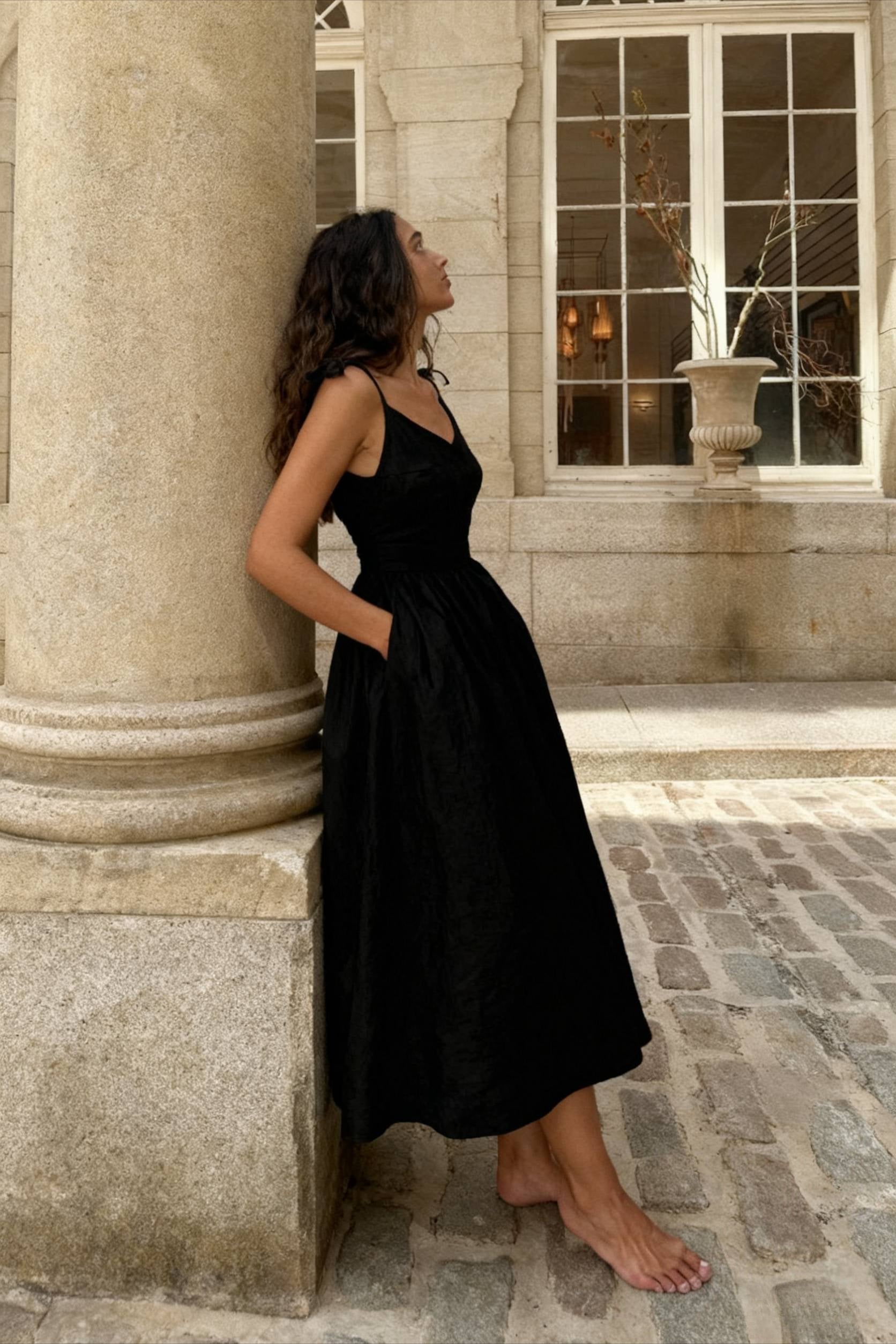 Bailey Dress-Black Secondary image