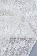 Sheer Lace Long Sleeve Birthday Dress
