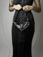 Gothic Lolita Y2K Harajuku Punk Steampunk Japanese Rivet Crossbody Bag