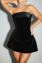 Slim-Fit Strapless Party Dress