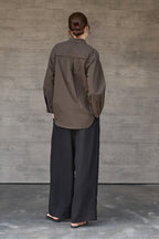 French Lazy Sheer Blouse