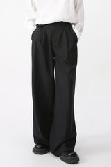 Korean Vintage Relaxed Straight Casual Pants