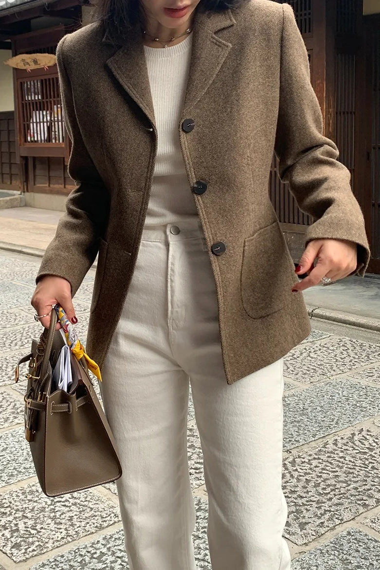 Slim Wool Coat Blazer Main image