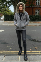 American Gothic Skeleton Bone Hoodie