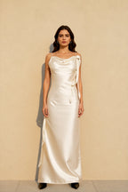 Cami Backless  Maxi Silk Dress