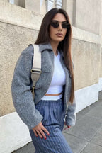 Oversized Tweed Casual Jacket