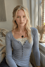 Patchwork Lace Buttoned Long Sleeve Tee