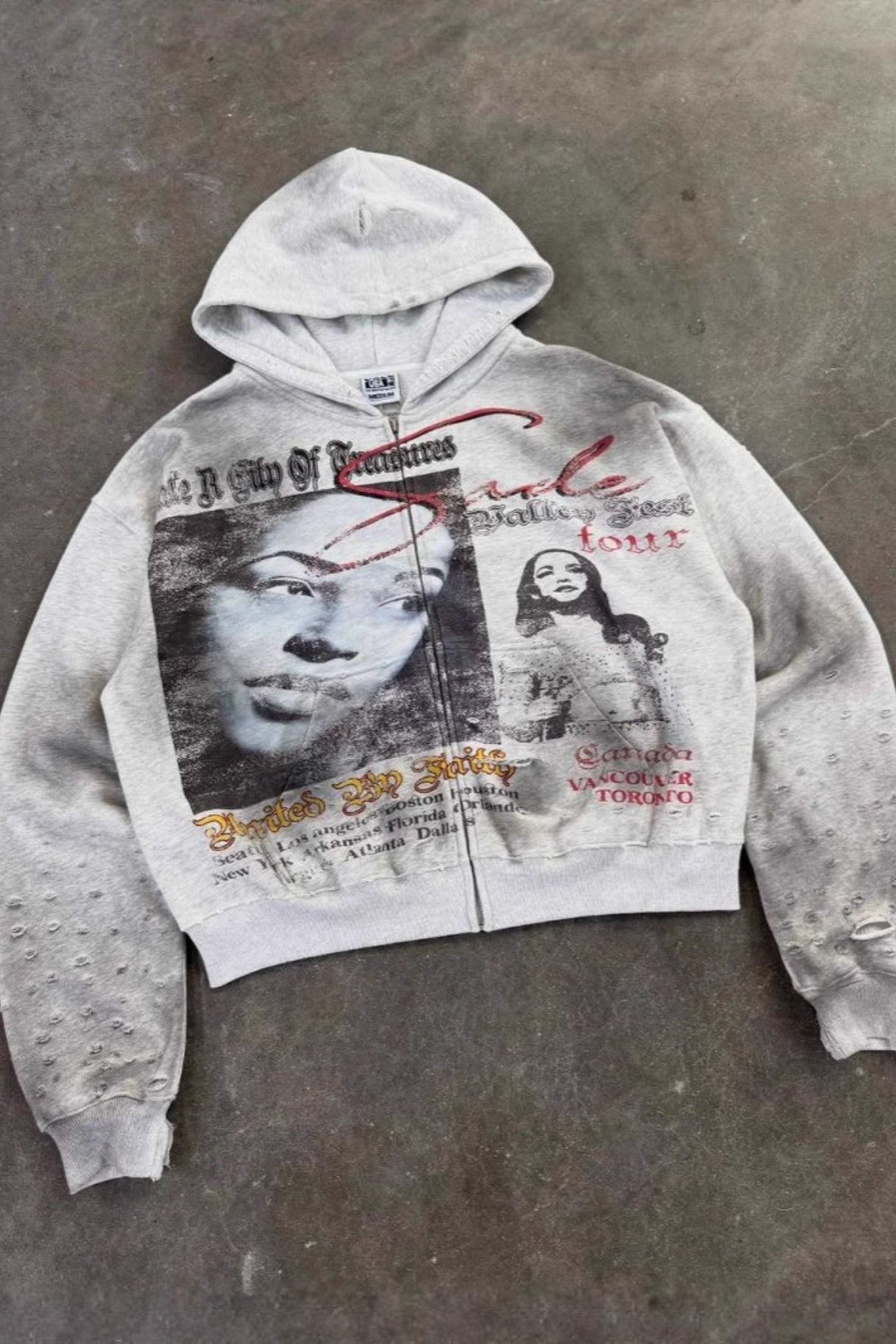 High Street Vintage Zip Hoodie Main image