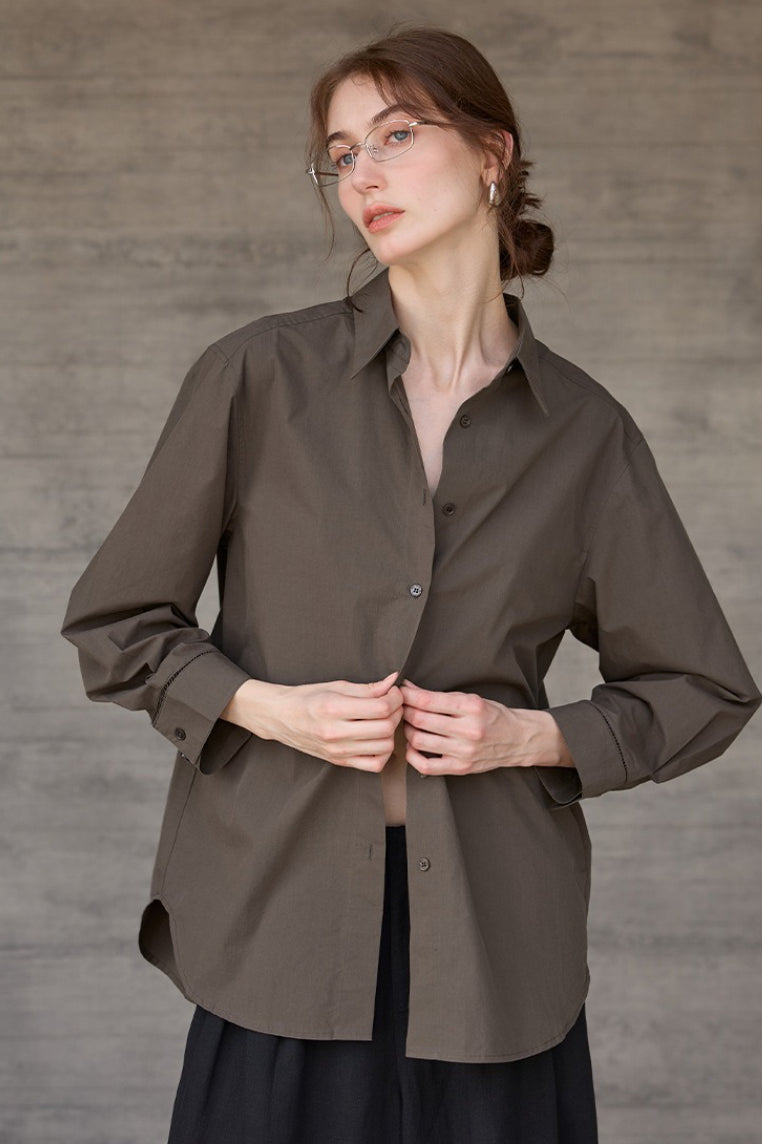 French Lazy Sheer Blouse Main image