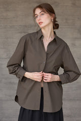 French Lazy Sheer Blouse