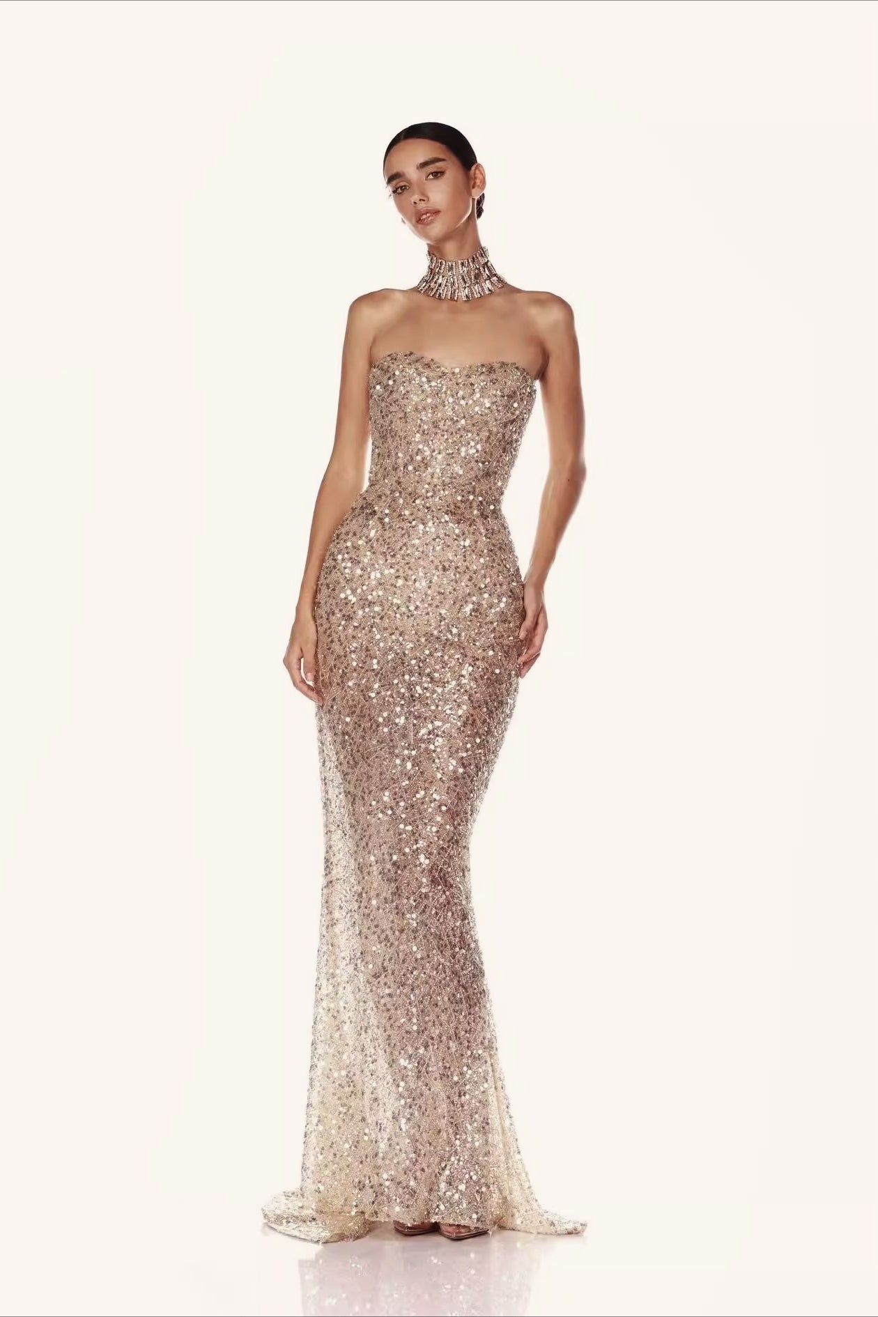 Sequin Glamour Gown Prom Dress Secondary image