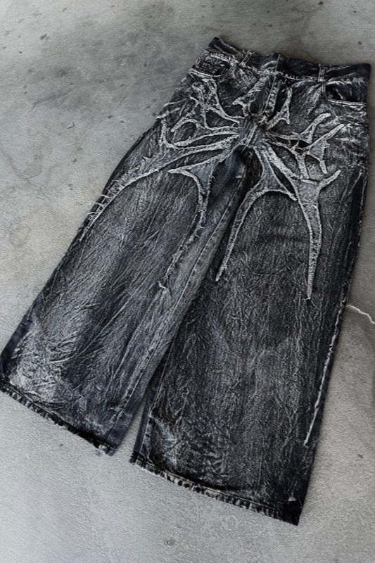 Gothic Y2K Streetwear Jeans Secondary image
