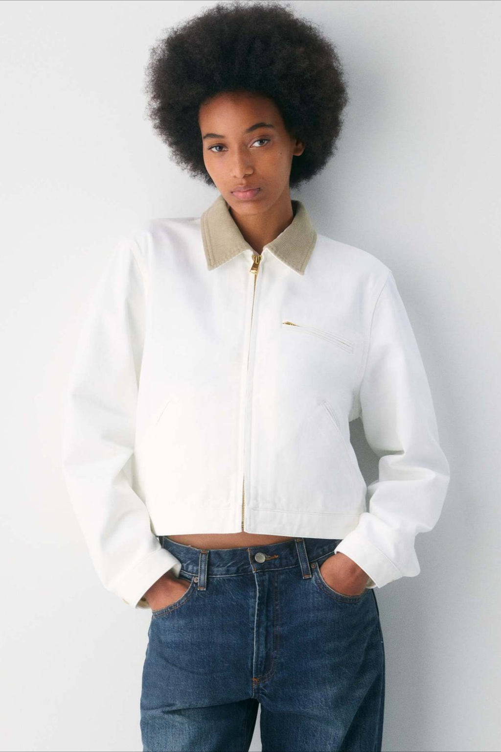 American Vintage Utility Cropped Coat