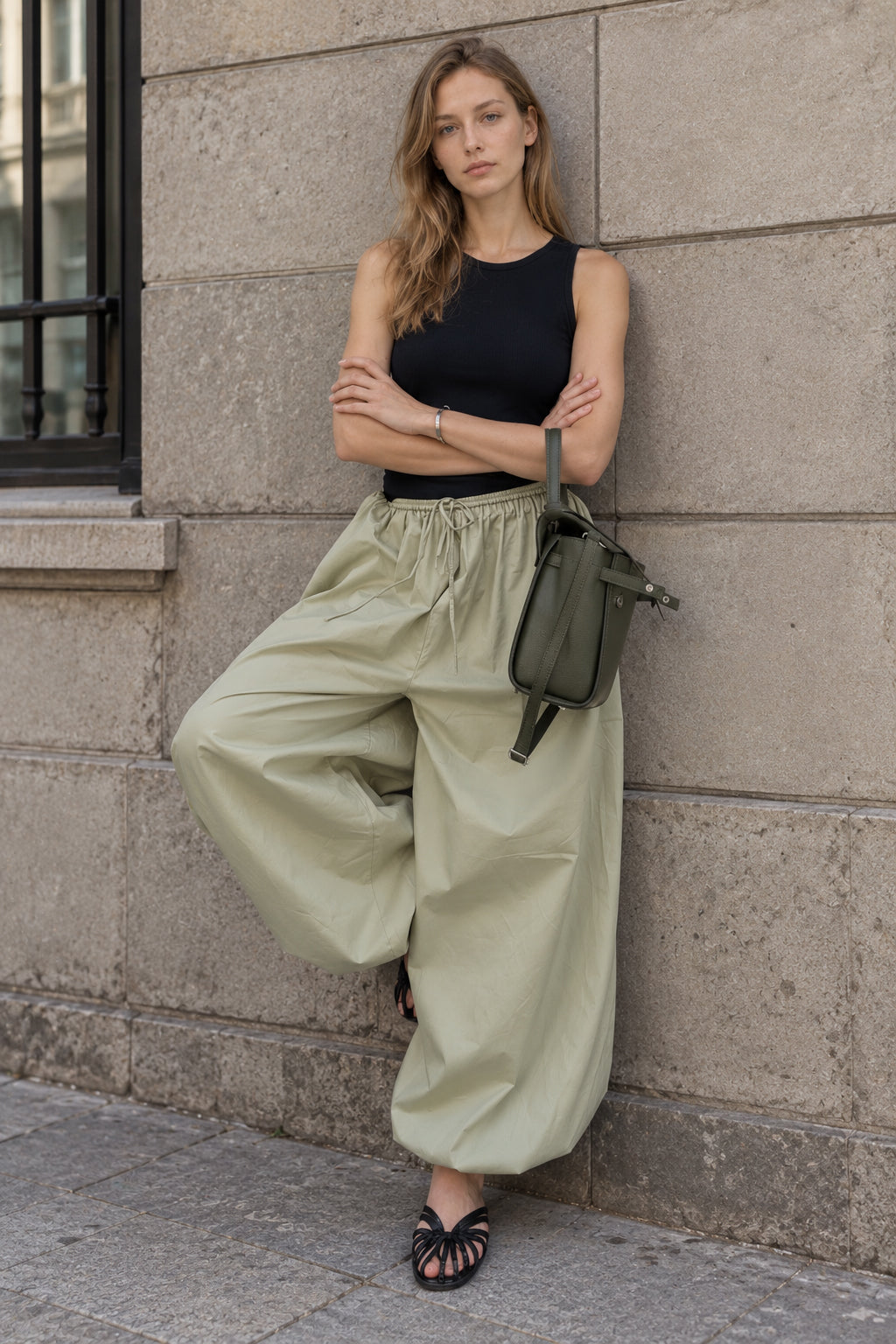 Street Fashion Cotton Lantern Loose Casual Pants