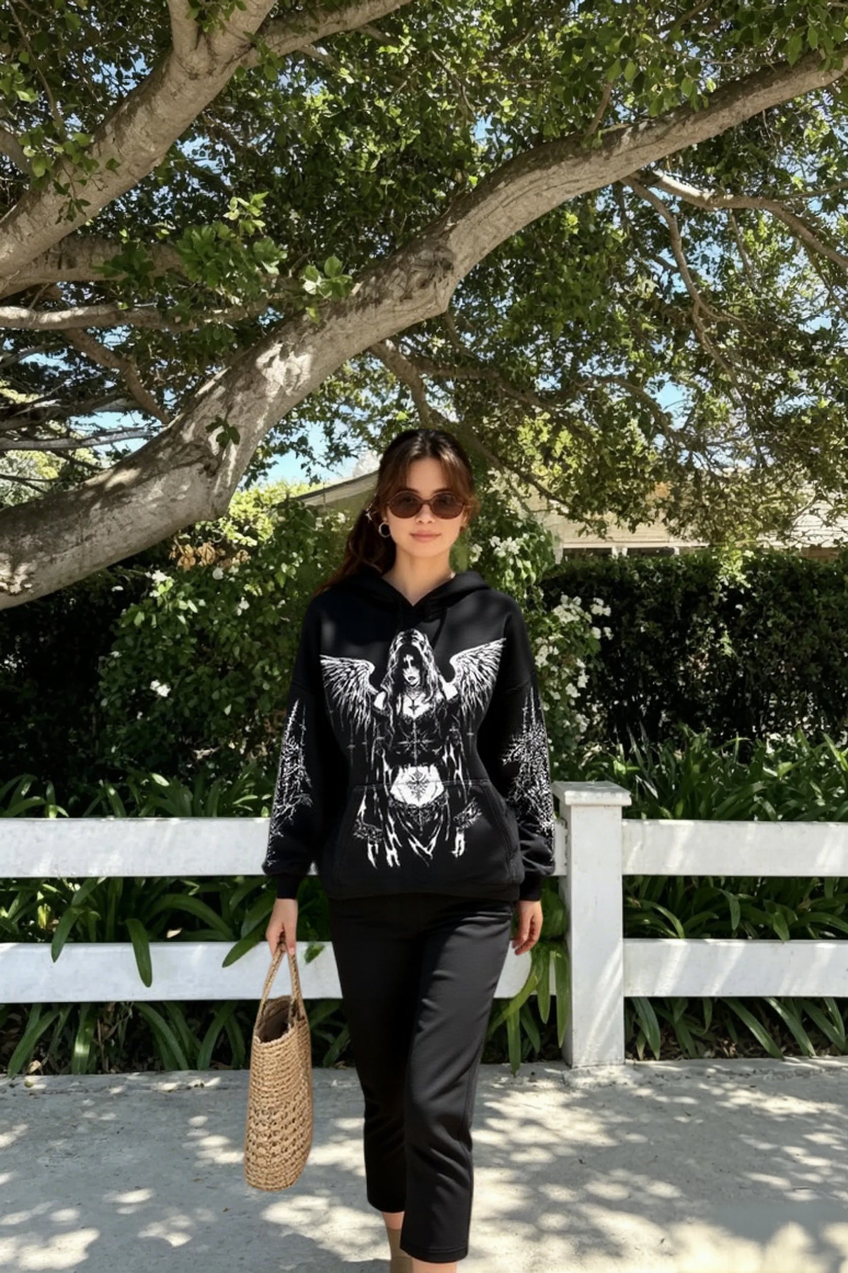 Retro Streetwear Graphic Hoodie Secondary image