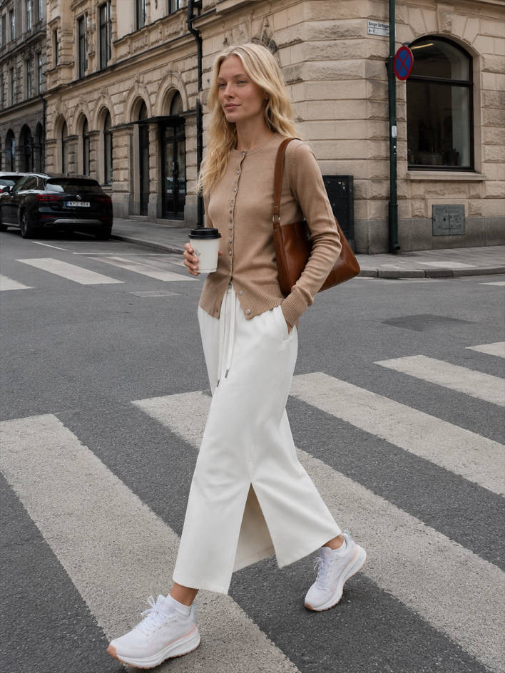 High Waist Split Straight Bodycon Midi Skirt