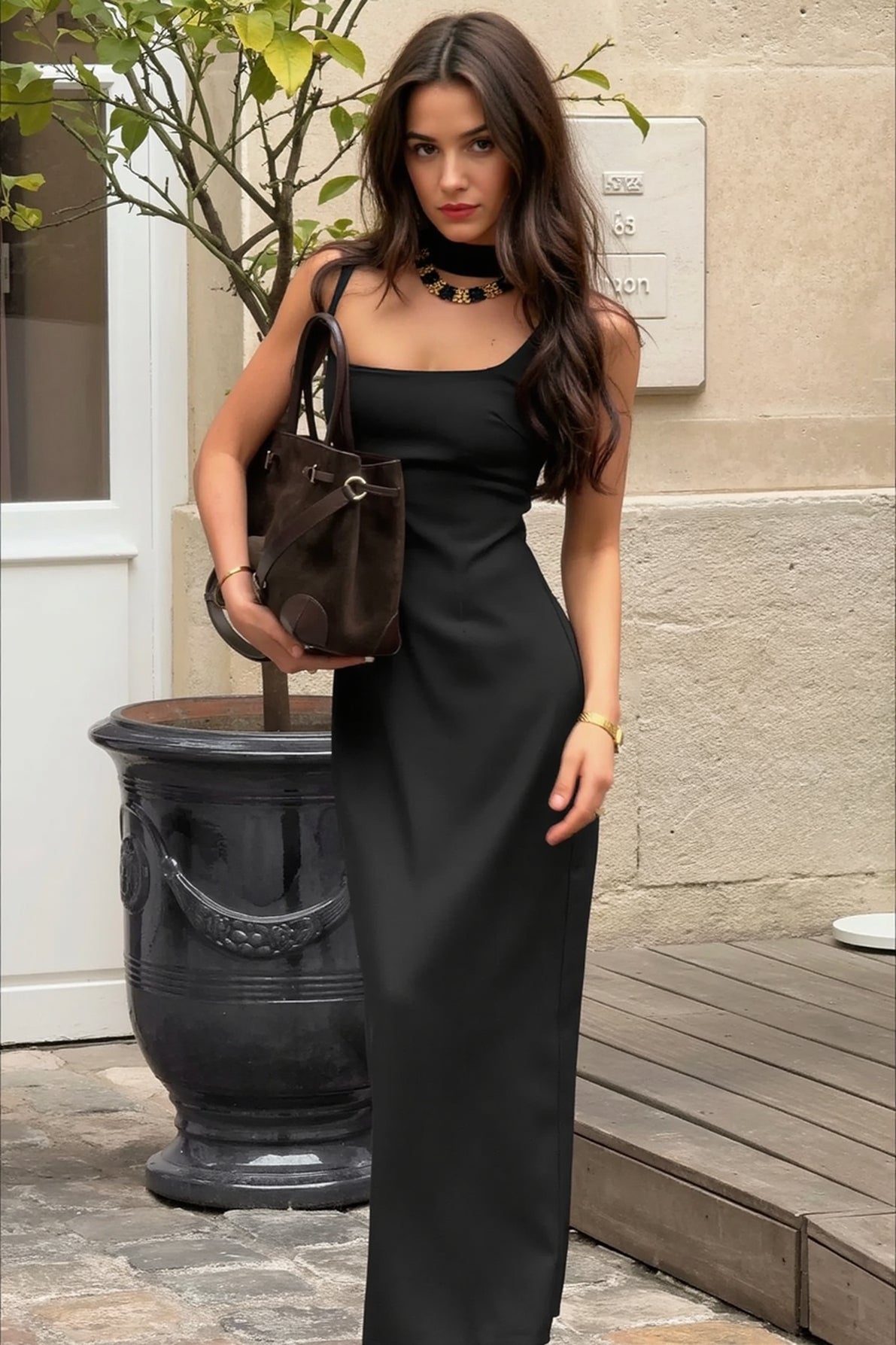 Sleeveless Waist Cinch Bodycon Slip Dress Main image