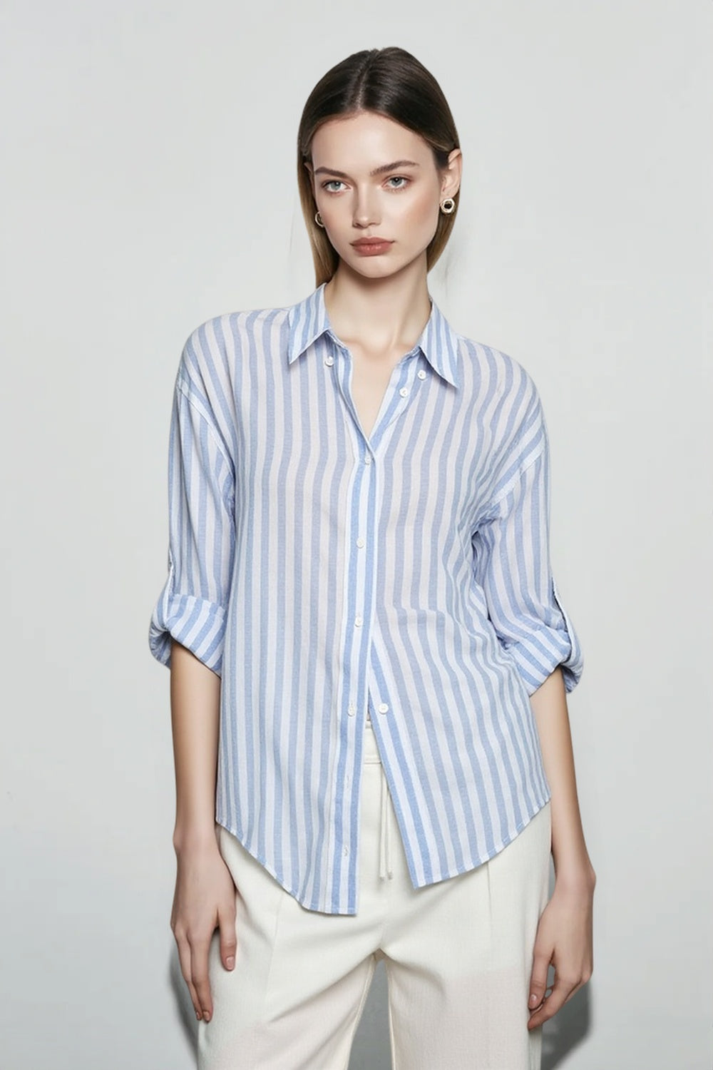 Pure Linen Vacation Blouse Main image