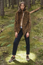 Animal Faux Fur Coat