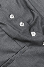 Minimalist Sleeveless V Neck Vest Blazer Pants Two Piece Set