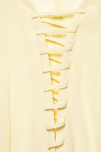 Unique Tie Detail Blouse