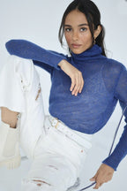 Openwork Loose Long Sleeve Knit Top