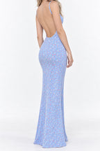 Fresh Floral Print Cami Maxi Dress