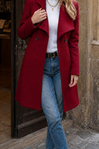 Belted Wool Long Coat