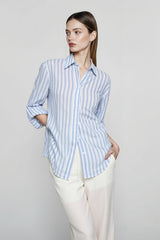 Pure Linen Vacation Blouse