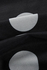 Polka Dot Strapless Bodycon Maxi Dress